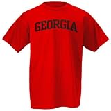 Georgia Bulldogs Red Arch Logo T-shirt