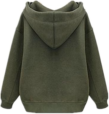 EFeeling Women's Cotton Blend Fleece Oversize Hoodie Army Green XX-Large