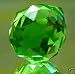 30mm Vintage Crystal Green Feng Shui Ball
