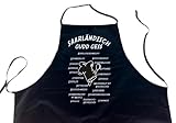Eigenschaften Mc Shirt Saarbrücken  / Saarländisch gudd gess (+Gerichte); Koch / Grillen Schürze, schwarz