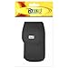 Heavy Duty Rugged Nylon Canvas Protective Case PH02 Pouch with Metal Belt Clip for iPhone 4G/4S - Black