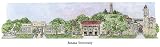 Kansas University - Collegiate Series - 11.5" x 24" Print