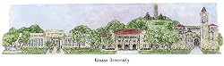 Kansas University - Collegiate Sculptured Ornament