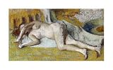 After the Bath Art Giclee Poster Print by Edgar Degas, 26x16