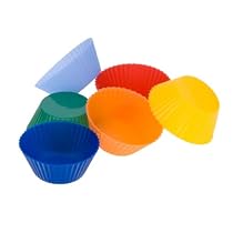 MIU Mini Size Silicone-Cupcake Baking-Cups, 24-Pack
