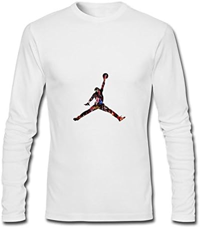 Men's Michael Jordan Logo Long Sleeves T Shirt