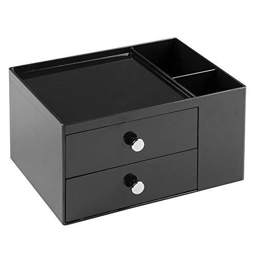 Interdesign 2-drawer storage box & side organizer, …