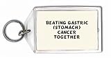 Beating Gastric (Stomach) Cancer Together Keychain