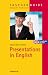 Bild: Presentations in English: TaschenGuide