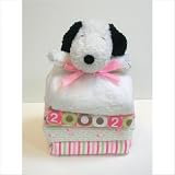 411BPGTPmFL. SL160  Modern Baby Bedding   Lambs & Ivy 661SG Cuddle Blanket Gift Set with Snoopy Girl