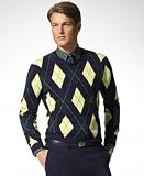Ralph Lauren - Polo Ralph Lauren Long Sleeve Crew Neck Argyle Sweater