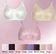 Breezies Solid Support Bra with Ultimair Lining $34 **WHITE or NUDE** As Seen on Tv Shopping Channel