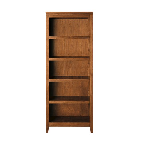 5-Shelf Bookcase - Honey Oak 