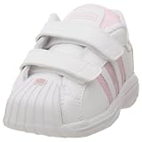  : adidas Infant/Toddler Superstar 2G Ultra Velcro Basketball Shoe,White/Diva,2 M US Infant
