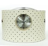 Hand Made "Adam Circle" Leather Watch - White