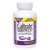 Caltrate 600 Plus Calcium Supplement Tablets with Vitamin D and Minerals, 120-Count Bottles (Pack of 2)