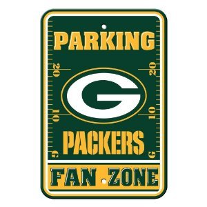 NFL Green Bay Packers Plastic Parking Sign