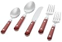 Ginkgo Le Prix Milano Red 20-Piece Flatware Set, Service for 4