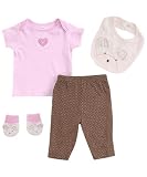 Carters "Welcome Home" 4-Piece Gift Set- Pink - one color, 0-6mos