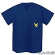 WVU Scrubs Top Shirt- West Virginia University For HIM or HER -Officially Licensed NCAA College Logo Apparel For HIM or HER SEARCH BROAD BAY SCRUB FOR OTHER College Logo Apparel Unique GIFT Ideas for Man Men Woman Women Ladies Nurses