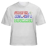Support the Arts Kiss A Drummer Youth T-Shirt (for Kids) Various Colors Available WHITE LARGE