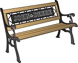 John Deere Cast Iron Park Bench