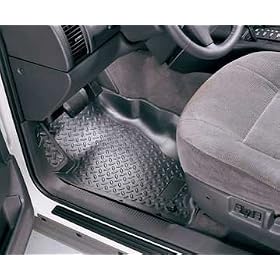HL33551 Black 2-Pc FRONT Husky Floor Liners 03-05 Ford Expedition, 03-05 Lincoln Navigator