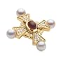 14 Karat Gold Maltese Brooch and Pendant