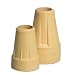 Carex Standard 3/4" to 7/8" Crutch Tips, Tan