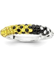 Sterling Silver Swarovski Elements Richmond Spirit Domed Ring