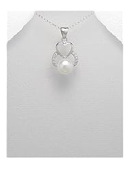 CZ Pendant Necklace In 92.5 Sterling Silver