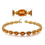 Twilight Topaz Bracelet 10K Gold - Classic Enchantment