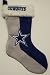 Dallas Cowboys Navy Blue-Gray Plush Stocking