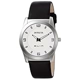 Invicta Men's 5141 Slim Collection Round Black Leather Watch