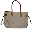 Calvin Klein Purse Handbag Shopper Tote Off White/Champagne