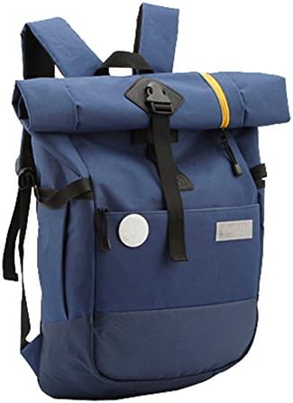 SAIERLONG Women's And Girl's Backpack School bag travel bag Blue Nylon