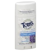 Tom's of Maine Deodorant, Aluminum-Free, Long Lasting, Wild Lavender, 2.25 oz.