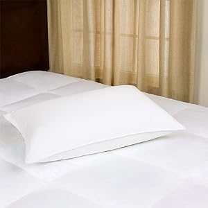 Joseph Abboud 1000TC Med. White Goose Down Pillow, Standard by 