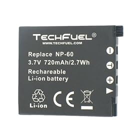 Casio Exilim EX-Z80 Digital Camera Battery - Premium TechFuel® NP-60 Battery