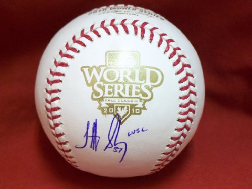 San Francisco Giants Jonathan Sanchez Autographed 2010 World Series Rawlings Official Game Baseball with 