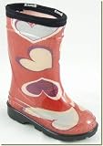 Kamik - Kid's Red Hearts Rain Boots