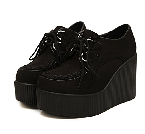 Anna&zero® Andrea Women's Punk Wedge Creepers Flats