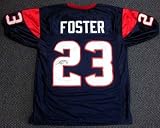 Arian Foster Autographed/Hand Signed Houston Texans Jersey JSA