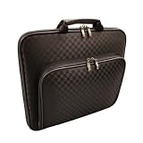 CaseCrown Double Memory Foam Padded Laptop Case with Front Pocket (Checkered) to Carry the Dell Inspiron 1545 15.6-Inch Jet Black Laptop