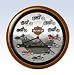 Harley Davidson Motorcycle Licensed Classic Sounds Wall Clock
