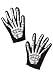 Skeleton Gloves - Adult