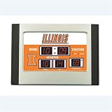 Illinois Fighting Illini NCAA Scoreboard Desk Clock (6.5x9)
