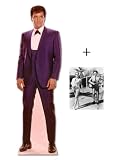 *FAN PACK* - ELVIS 1960S WEARING BLUE SUIT - LIFESIZE CARDBOARD STAND-IN (CUTOUT / STANDEE / STANDUP) - INCLUDES 8X10" (25X20CM) STAR PHOTO - FAN PACK #148IMAGE