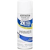 Rust Oleum 280715 American Accents Ultra Cover 2X Spray Paint, White Primer, 12-Ounce