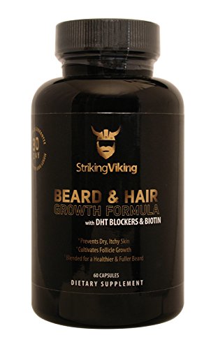 Beard & hair growth formula - 60 capsules - formula…